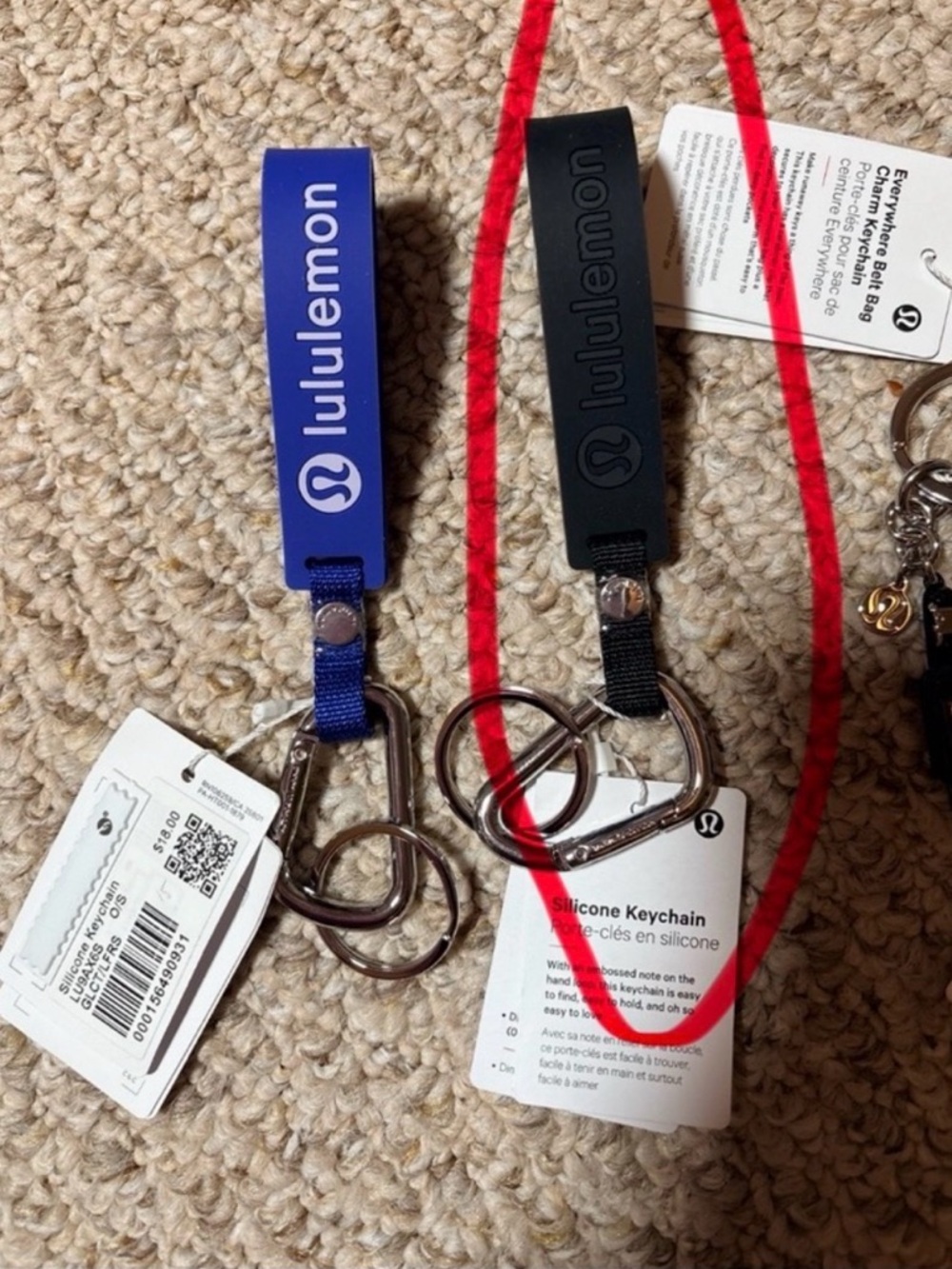 Lululemon Keychain
